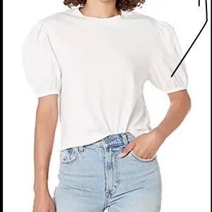 French connection puff sleeve top -Size L
